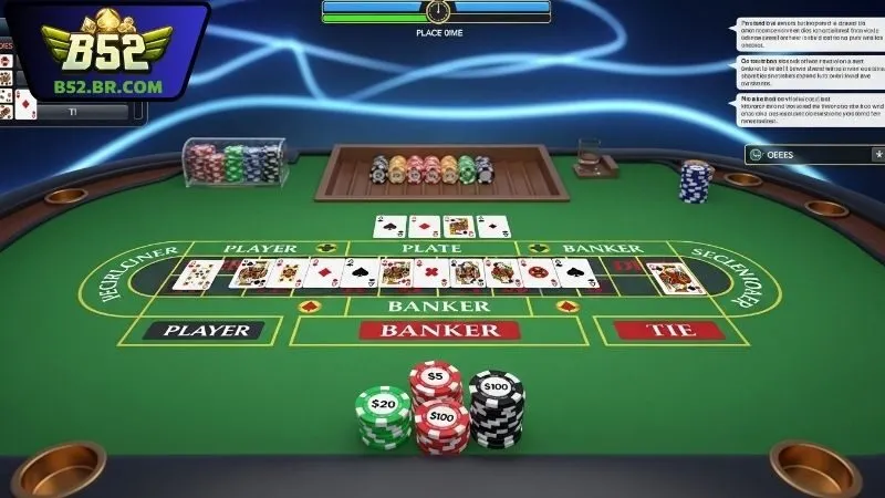 Cách tính điểm trong Baccarat